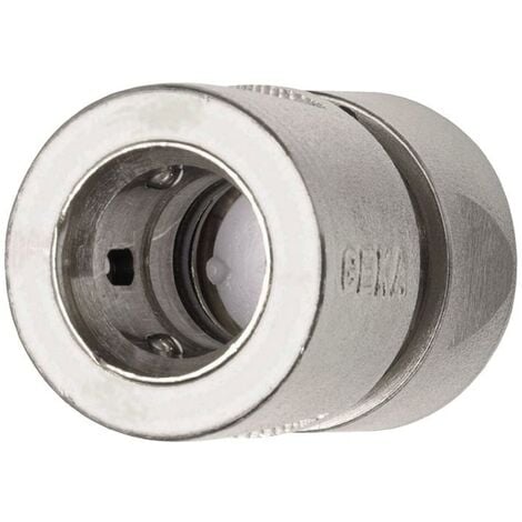 Schlauchstück Wasserstop plus Messing vernickelt Schlauchgröße 13 mm