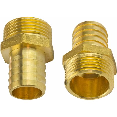 Schlauchtülle 20 mm x 1/2 Zoll AG Schlauchstück Gewindetülle Schlauchanschluss