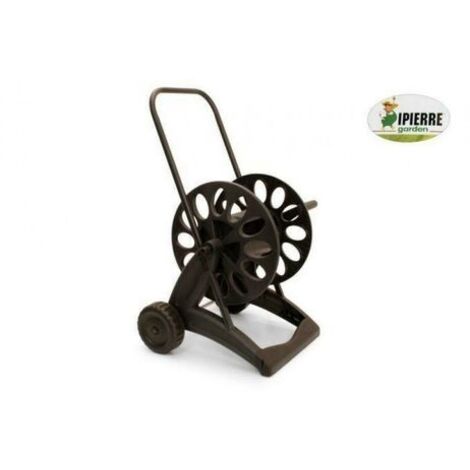 Schlauchwagen aus Stahl – Tragkraft 250 kg – Für 1/2"- (50 m) oder 5/8"- (35 m) Schläuche – Robuste Metallkonstruktion
