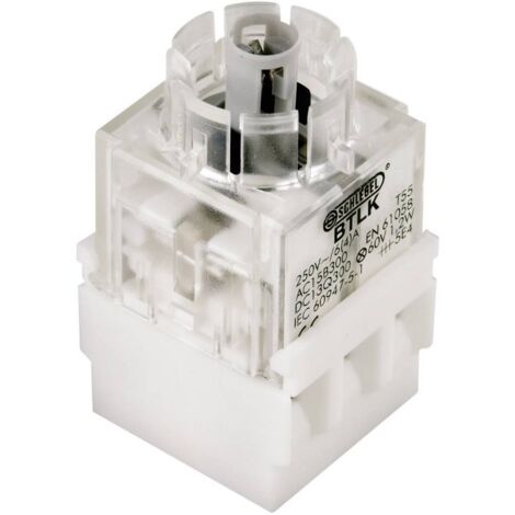 Schlegel BTL5K Elemento di contatto con portalampada 1 NC, 1 NA Momentaneo 250 V 1 pz.