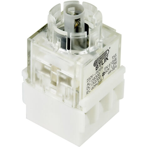 Schlegel BTLI5K Kontaktelement mit Lampenfassung 2 Schließer  tastend 250 V 1 St.