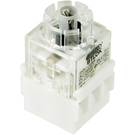 Schlegel BTLO5K Élément de contact avec culot d'ampoule 2 NF (R) à rappel 250 V 1 pc(s) D71012