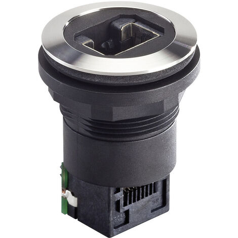 Schlegel RRJVARJ45STB RJ45-Einbaubuchse RRJVARJ45STB Buchse, Einbau  Pole: 8P8C   1 St.
