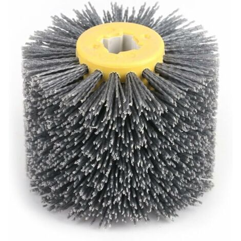 Schleif- und Polierbürste, Drahtziehscheibe, Stapelscheibe, Polierscheibe, Polierpads, Scheiben 100 x 120 mm, 120er-Scheibe