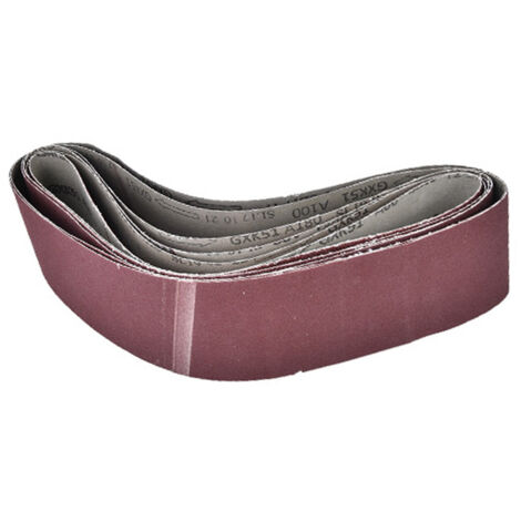 Schleifbänder 915x100mm - 6 Stück - Aluminiumoxid - Körnungen 60/80/100/120/150/180