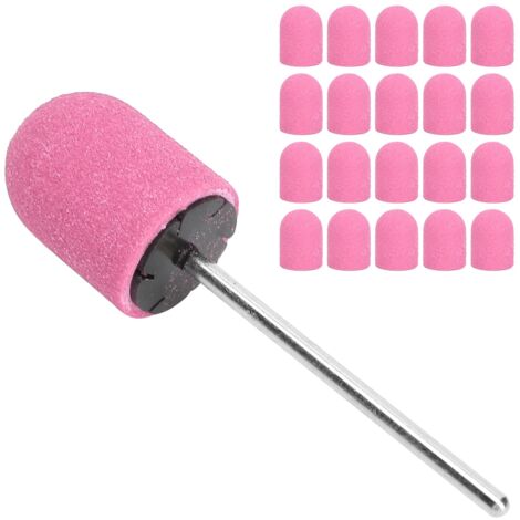 Schleifband für Nagelfräser - Maniküre-Polieraufsatz - Rosa Nagelpflegezubehör (10 x 15 mm)