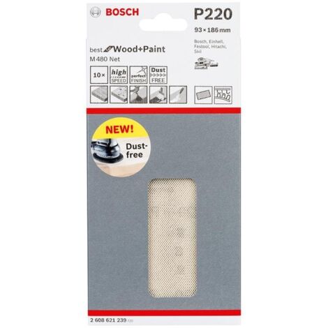 Schleifblatt 93 x 186 mm 220 BOSCH 2608621239