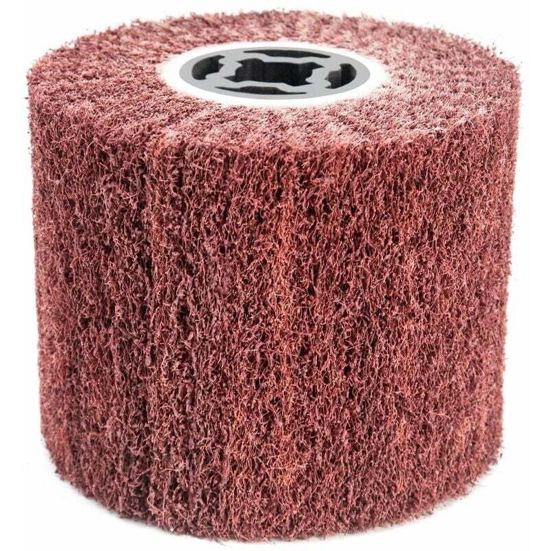 Image of Schleifbürste, Synthetikfaserbürste für die Außenrenovierung, Ø120x100x19mm, Körnung 60