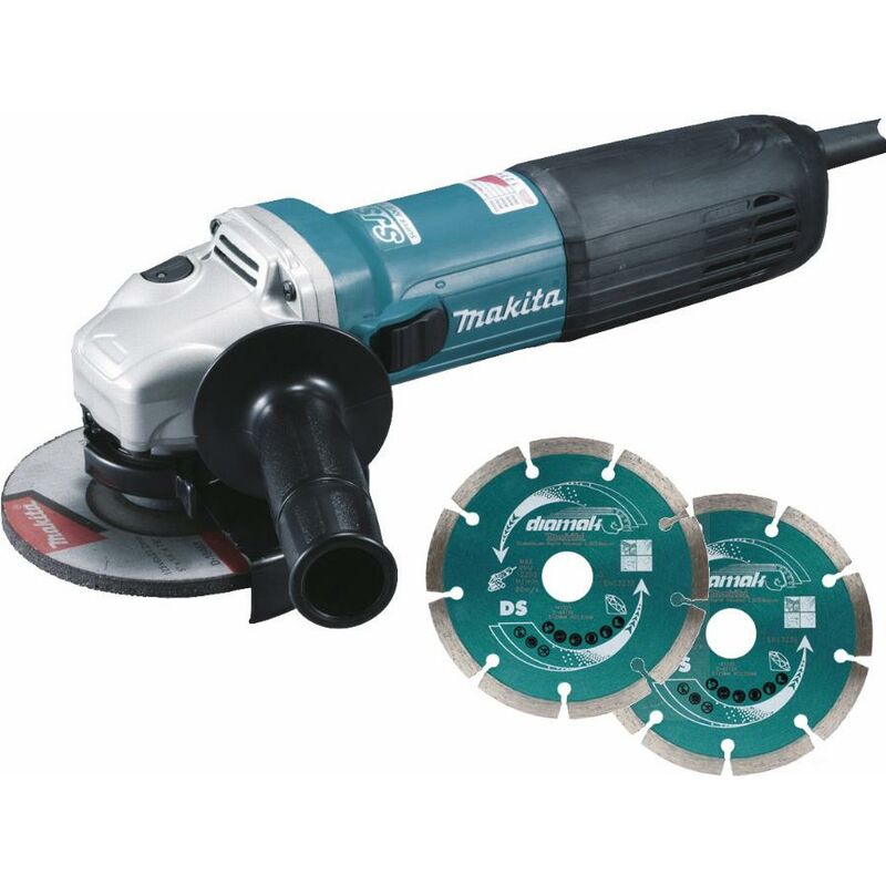 Image of Makita - Schleifmaschine ø 125 mm 1400 w (Zubehör-Set) GA5040CJD