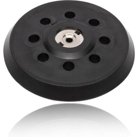 Schleifpad, 125 mm Schleifpad, Pad für Metabo SXE 325 Intec 425 Turbotec 631220000 (Schwarz)