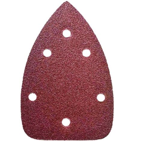 Schleifpapier dedra ded79416 180 Körnung 140x140 mm 5 Stück