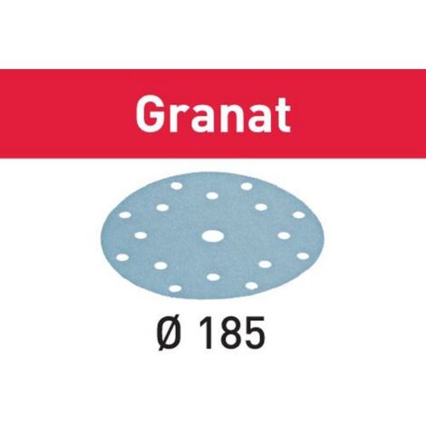 Schleifscheibe STF D185/16 P400 GR/100 Granat FESTOOL - 497191