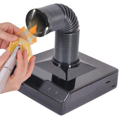 Schleifstaub-Absaugmaschine mit LED-Licht, Mini-Lötrauchabsaugung, Tischlötrauchabsorber, Nagelstaub-Sammelmaschine