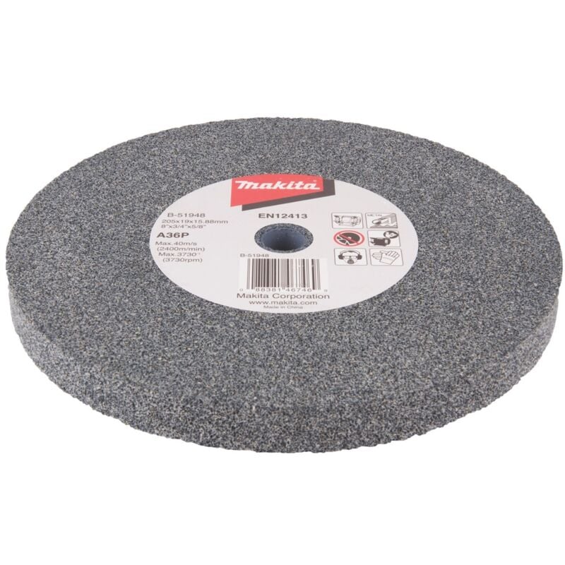 Image of Schleifstein A36P 205x19x15,88 - B-51948 - Makita