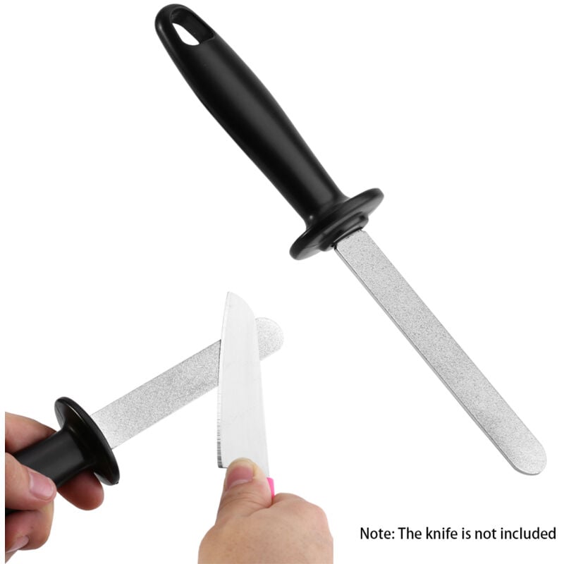 Image of Schleifstein, multifunktionaler Hartstein-Schärfstahl mit rutschfestem Kunststoffgriff