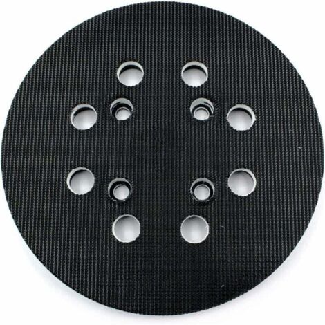 Schleifteller für Bosch (Ø 125 mm, Härte mittel) mit Zubehörsystem für Exzenterschleifer PEX 300/400 AE / 4000 AE / Advanced Orbit 18