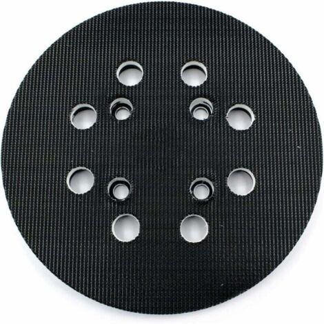 Schleifteller für Bosch (Ø 125 mm, Härte mittel) mit Zubehörsystem für Exzenterschleifer PEX 300/400 AE / 4000 AE / Advanced Orbit 18