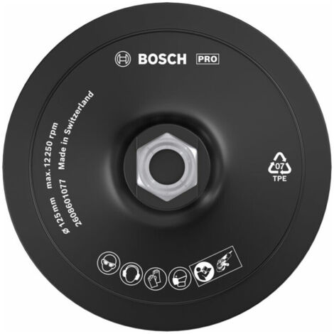 Schleifteller mit "Schäkelverschluss" Schleifer:125mm  BOSCH 2608601077