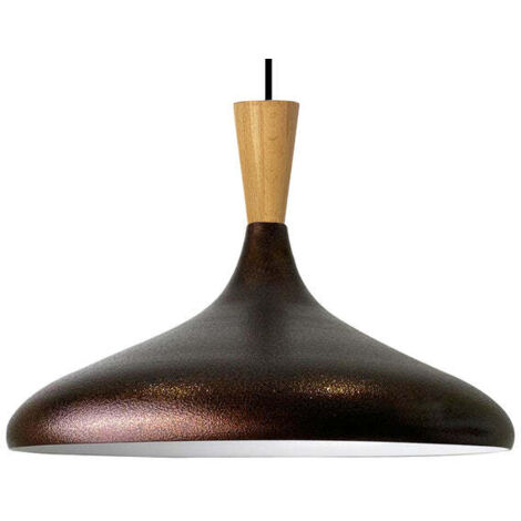Schlichte Teuton Pendelleuchte – Vintage Kronleuchter E27 Ø35 cm für Wohnzimmer, Schlafzimmer oder Esszimmer