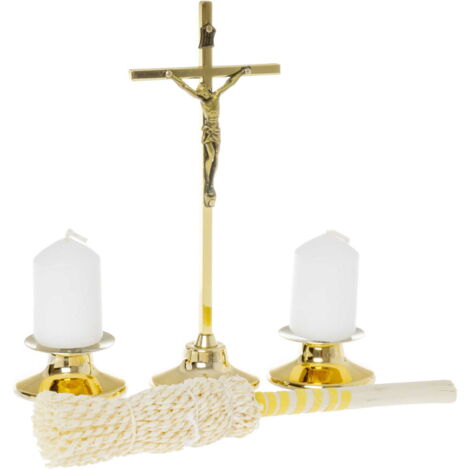 Schlichtes Weihnachtslieder-Set gold, klein, 17 cm