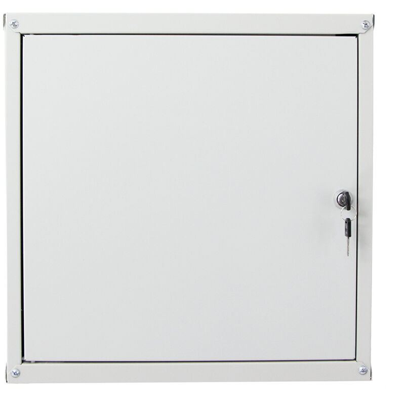 Casier métallique verouillable cubic xl HxLxP 45x45x45cm Gris Armoire à casier cube, consigne polyvalente, vestiaire, placard en métal - Grau