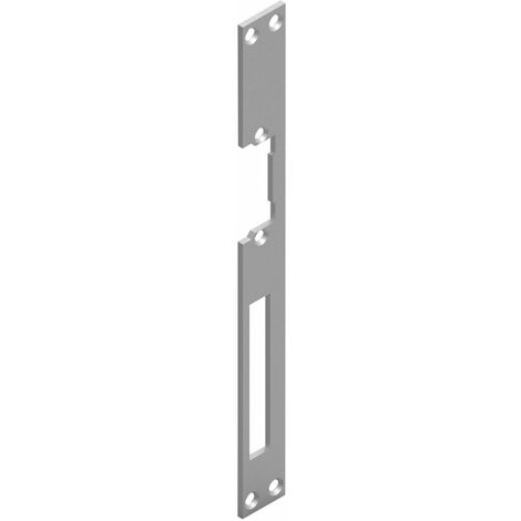 Schließblech zu O&C Türöffner, lang, 250 x 25 x 3 mm,Stahl grau beschichtet