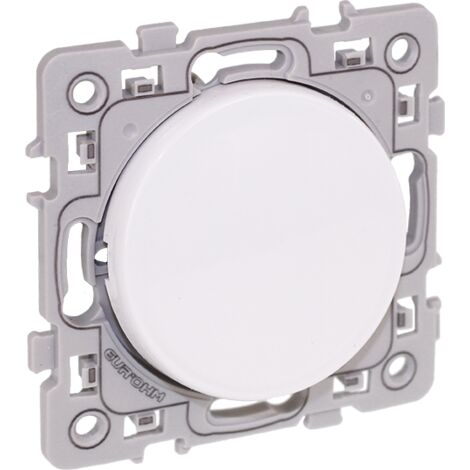 Schließknopf 10A - QUADRAT Weiß
