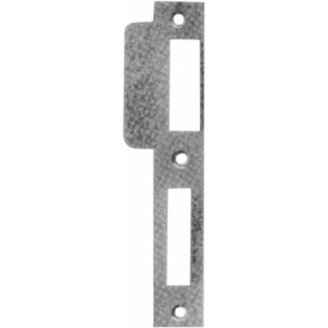 Schließplatte eckig rs 170x24x2 silb.
