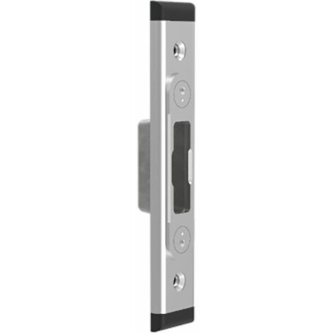 Schließplatte oben f. Secury Automatic,MR2 und SH2,Eurofalz 24x6 mm,verz. silber