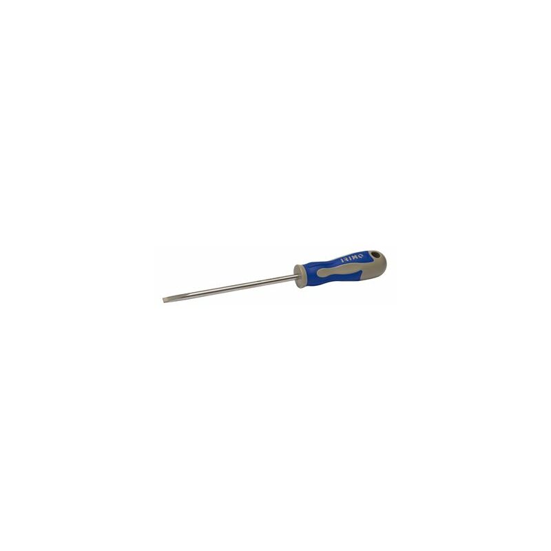 Image of Schraubendreher mit gerader Öffnung, Griff aus Bimaterial, 0,5 x 3 x 100 mm, 408-3-100 Irimo