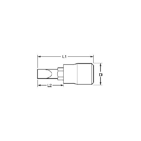Schlitz-Steckschlüsseleinsatz, 1/4, 4  TENGTOOLS M141404-C 68280106