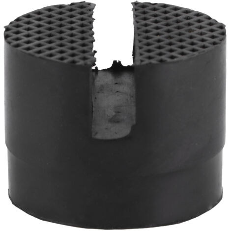 Schlitzschienen-Wagenheberadapter, Hebestütze mit Gummiauflage, 5 cm/1,96 Zoll Durchmesser