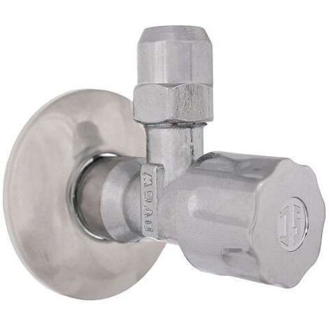 Schlösser Eckventil Eckregulierventil ½“ AG selbstdichtend x 3/8“Quetschver. Ø10mm chrom 0071001550