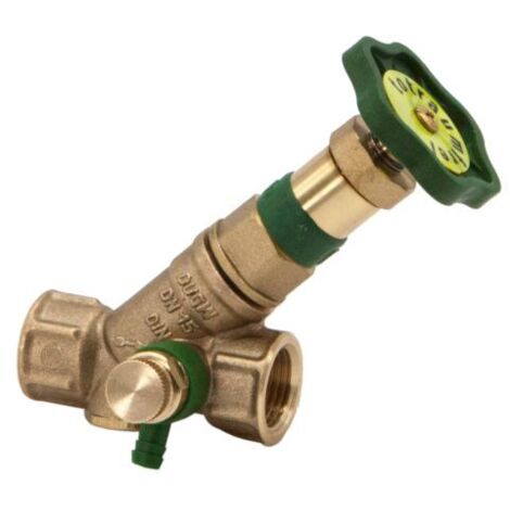 Schlösser KFR Ventil Schrägsitz 1/2" IG DN15 m. Rückflussverhinderer m. Entl nichtst. Spindel DVGW
