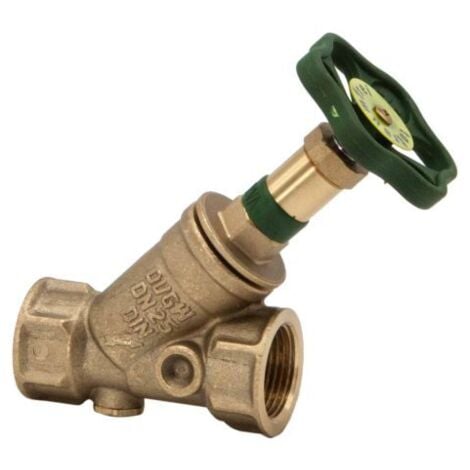 Schlösser KFR Ventil Schrägsitz 1" IG DN25 m. Rückflussverhinderer o. Entl. nichtst. Spindel DVGW