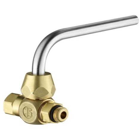 Schlösser Probenahmeventil 0081320800001 Rohr Edelstahl mit Adapter 3/8", Messing, 1/4"