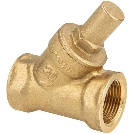 SCHLÖSSER ARMATUREN Schlösser Rückschlagventil 1210, Schrägsitz messing 1/2" 12101500001