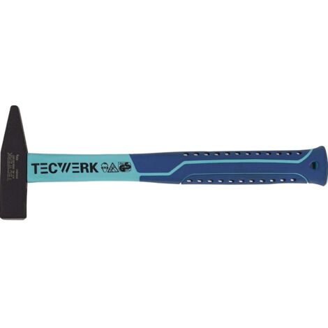 Schlosserhammer 500g Fiberglas TECWERK