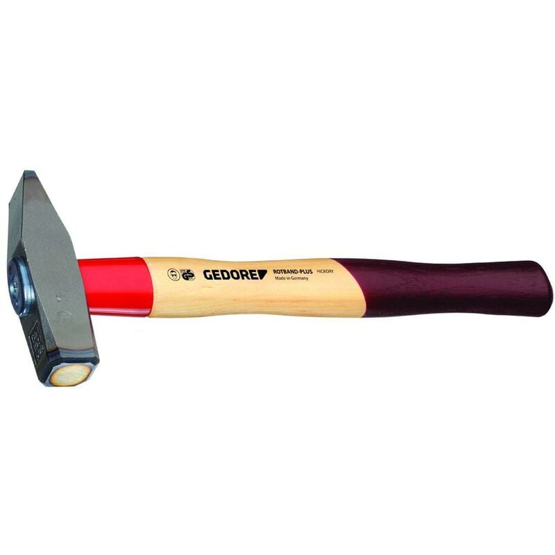 Image of 600 IH-600 Schlosserhammer rotband-plus mit Hickorystiel, 600 g