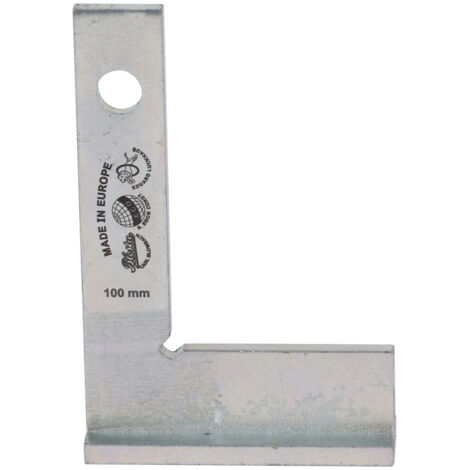 Schlosserwinkel mit Anschlag Winkel Schenkellänge 100x70 mm Stahl verzinkt
