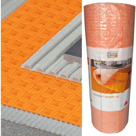 SCHLÜTER-SYSTEMS KG DEUTSCHLAND Schlüter DITRA 25 D30M Verbundentkopplungsmatte 30m² Rolle neue Version