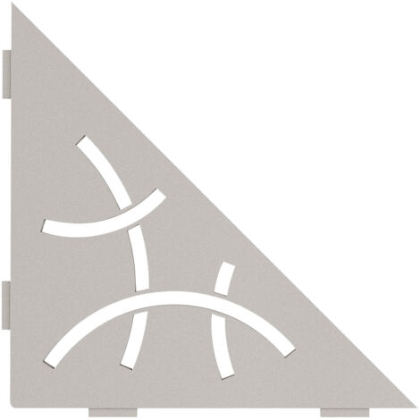 Schlüter SES1D6TSBG-E-S1 Ablage Curve 210x210mm Beigegrau