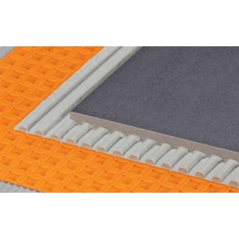 Schluter – Natte de désolidarisation en polypropylène pour carrelage – Protection à l’eau sous carrelage – Résistance vapeur supérieure à 100m – Largeur 1m