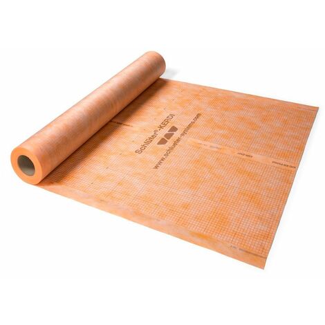 Schluter – Natte d'étanchéité en polyéthylène 1000 mm – Système de protection à l’eau sous carrelage – Léger et résistant – Pour chantiers humides
