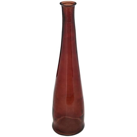 Schmale Vase aus recyceltem Glas ULY, 80 cm