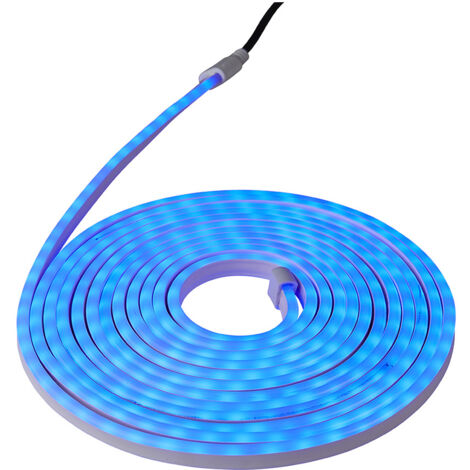 Schmaler Lichterschlauch ,Neoled Reel', blau, 60 LEDs/m, 6m, 24W