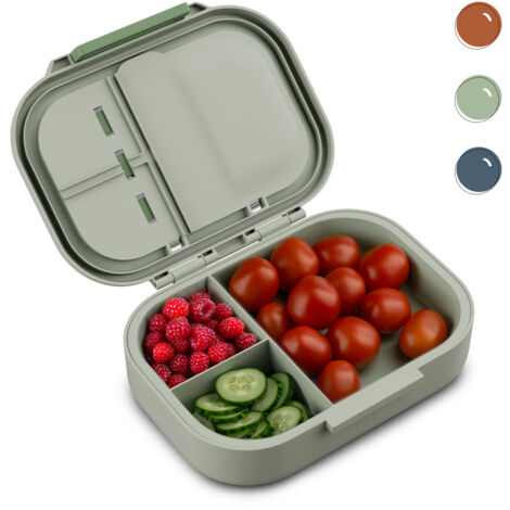 Schmatzfatz Bento Lunch Box Adulte Boite Repas Compartiment Adulte et Enfant Lunchbox Multi-compartiments Sans BPA Boîtes Bento Etanche Résistante Lave-vaisselle Boite a Bento Box Lunch Bureau