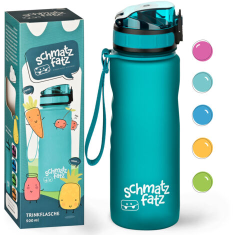 schmatzfatz Trinkflasche Sportflasche 500 ml 24 cm Tritan
