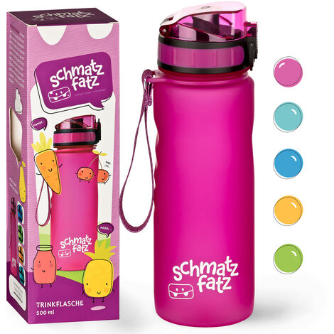 schmatzfatz Trinkflasche Sportflasche 500 ml 24 cm Tritan