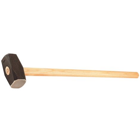 SCHMIEDESTAHL MIT HOLZGRIFF